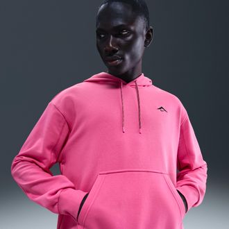 Nike Mens Trail Magic Hour Dri-FIT Running Hoodie in Pink | HJ3570-684