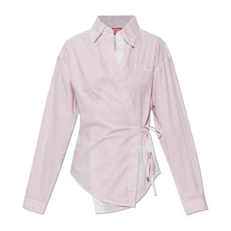 Diesel Overhemden, Dames, Roze, S, Katoen, C-Delphos-S2 Shirt