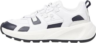 Tommy Hilfiger Witte Sneakers voor een stijlvolle look - Dames - Sneakers - Wit - 41 EU - Schoenen