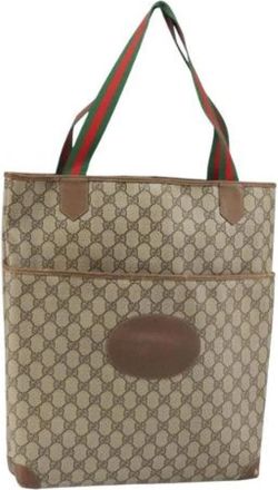 Gucci Pre-owned Tote Bags, female, Beige, Size: ONE SIZE Pre-owned Tote Bag
