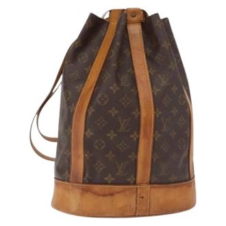 Louis Vuitton Pre-owned Bucket Bags, female, Brown, Size: ONE SIZE Pre-owned Randonnee PM Shoulder Bag