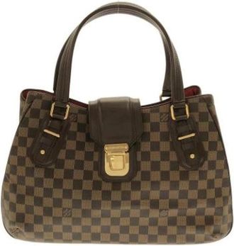 Louis Vuitton Pre-owned Damier Canvas Handbag - Dames - Vintage Handtas - Bruin - ONE Size - Vintage