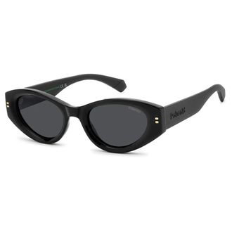 Polaroid Sunglasses, female, Black, Size: 51 MM Black/Grey Polarized Sunglasses