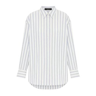 Gucci Dames, Blouses & Shirts, Blauw, Maat: S Zijde