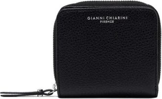 Gianni Chiarini Accessoires, Dames, Zwart, ONE Size, Leer, Wallets Grain