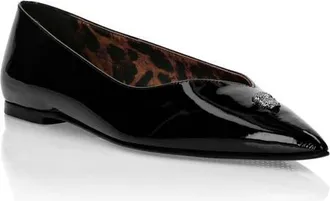Philipp Plein Ballet Flats Skull Women in Black at Nordstrom, Size 35