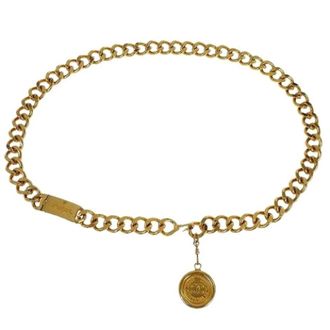 Chanel Pre-owned Metal Belt - female - Chanel Vintage - Vintage Belts - Yellow - ONE SIZE - Pre-owned