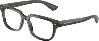 Dolce & Gabbana Dg 3380 Optical Frame - Heren - Brillen - Grijs - 54 MM - Leer - Accessoires