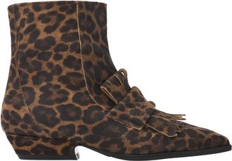 VIA VAI Vive Evie Enkellaarsjes - Dames - Cowboylaarzen - Bruin - 39 EU - Su&egrave;de - Schoenen