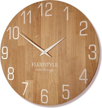 OEM Reloj De Pared De Madera Natur 50 Cm