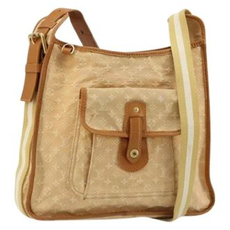 Louis Vuitton Pre-owned Cross Body Bags, female, Beige, Size: ONE SIZE Pre-owned Vintage Monogram Mini Canvas Shoulder Bag