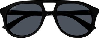 Gucci Aviator Frame Sunglasses Sunglasses