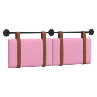 vidaXL Cabecero Colgante Rosa Pu Antiguo Vidaxl