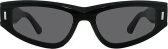 Calvin Klein Grey Irregular Unisex Sunglasses CK24534S 001 54