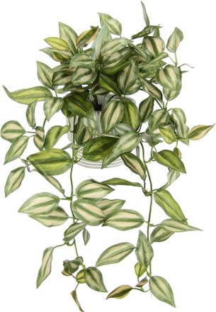 I.GE.A. Kunstpflanze »Tradescantiahänger« Mit Übertopf Kunstpflanze Hängepflanze Pflanzenampel Kletterpflanze