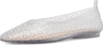Naturalizer Carla-Jelly Womens Dress Flat Shoes Clear : 12 M (B), Synthetic