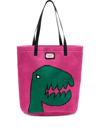Charles Jeffrey Loverboy Borsa tote con stampa - Rosa