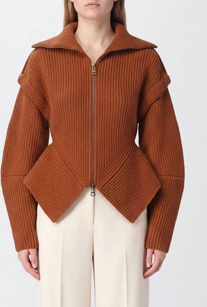 Zimmermann Cardigan in misto lana con collo alla marinara e orlo asimmetrico