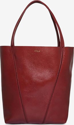 Chloé Shopper aus genarbtem Leder Chloé Spin