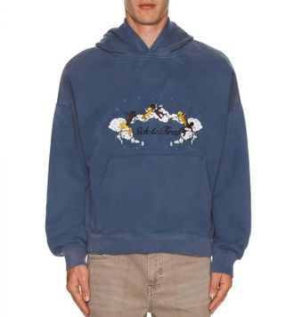 Jungles Sick & Tired Hoodie In Blue