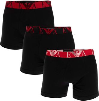 Emporio Armani Heren Boxershort (Pakket van 3) (Zwart)