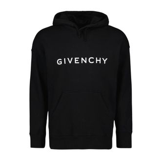 Givenchy Hoodies, male, Black, Size: M Hoodie Archetype Sweatshirt