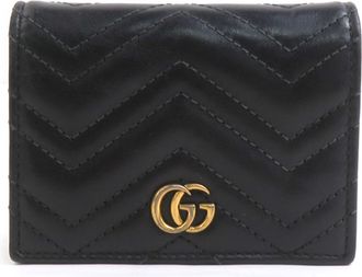Gucci Black Leather Wallet (Bi-Fold) (Pre-Owned)