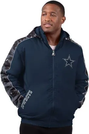 Starter Mens Starter Navy Dallas Cowboys Thursday Night Gridiron Full-Zip Jacket at Nordstrom, Size Medium