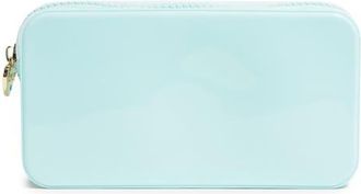 Stoney Clover Lane Small Glitter Clear Pouch in Sky at Nordstrom
