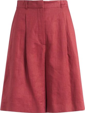 Max Mara Long Shorts - Dames - Korte Broeken - Rood - XS - Korte Broeken