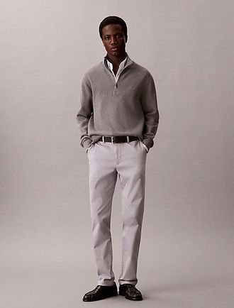 Calvin Klein Slim Cotton Stretch Trousers