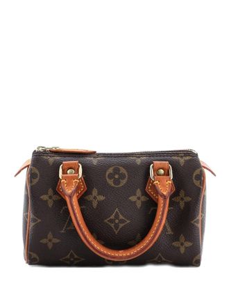 Louis Vuitton Speedy Mini HL Handbag Monogram Canvas satchel - Bruin