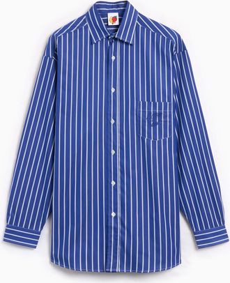 Sky High Farm Unisex Striped Button Down Shirt Woven