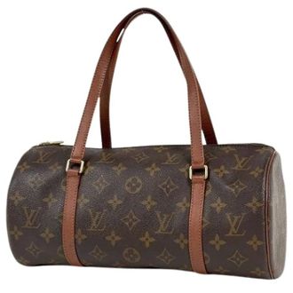 Louis Vuitton Pre-owned Handbags, female, Brown, Size: ONE SIZE Pre-owned Canvas Handbag