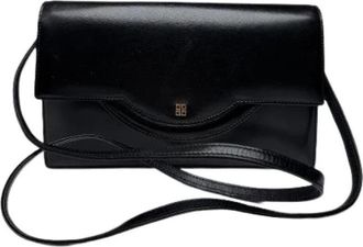 Givenchy Pre-owned Cross Body Bag - Dames - Vintage Schoudertas - Zwart - ONE Size - Leer - Vintage