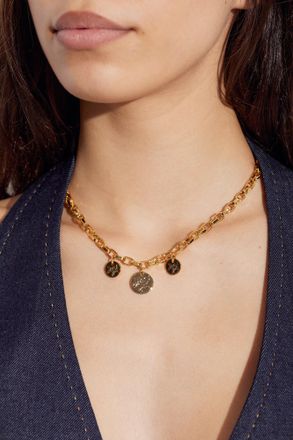 Dsquared2 Necklace With Round Pendants, Womens, Gold