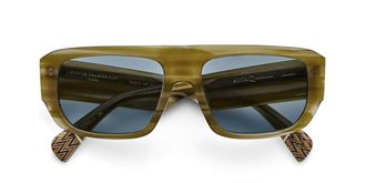 Etnia Barcelona Punta Galera Sun Polarized ARBL Mens Sunglasses Brown Size 56