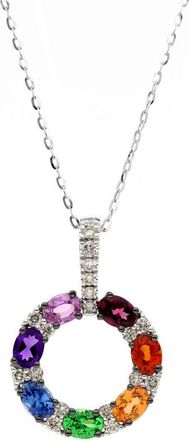 Le Vian Ladies Rainbow Necklaces set in 14K Vanilla Gold