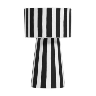 OYOY Toppu &Uuml;bertopf &Oslash; 15 x H 24 cm, schwarz / weiss