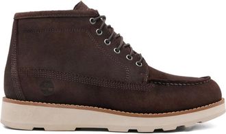 Timberland Brit Mid Lace - Heren - Veterlaarzen - Bruin - 41 EU - Leer - Schoenen