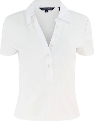 Veronica Beard Kearney t-shirt - women - Elastane/Cotton - S - White