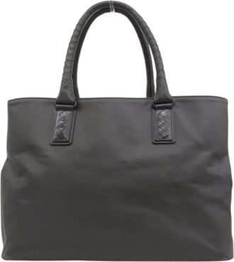 Bottega Veneta Dark Brown Pvc Leather Tote Bag (Pre-Owned)