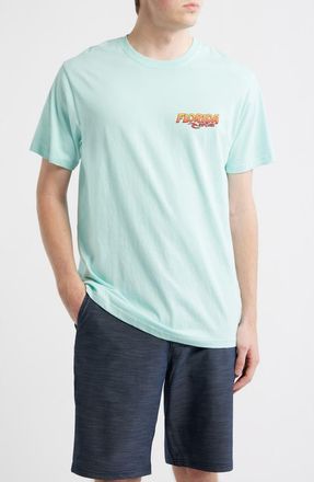 Rip Curl Desti Animals Cotton Graphic T-Shirt in Light Aqua Florida at Nordstrom, Size Xx-Large