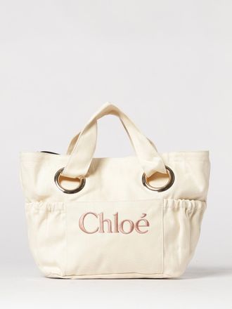 Chlo&eacute; Organic Cotton Handbag with Logo