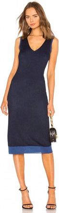 Rag & Bone Cora Dress In Navy/blue