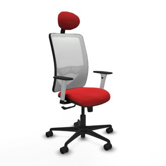 Piqueras y Crespo Silla De Oficina Piqueras Y Crespo Zulema Blanco Respaldo Ajustable
