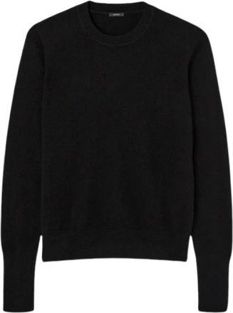 Joseph Truien & Vesten, Dames, Zwart, M, Wol, Lichte Pure Cashmere Ronde Hals Trui