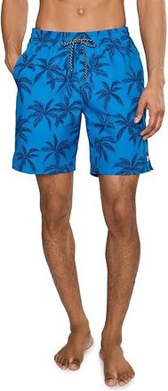 Hurley Palms Volley Swim Shorts Mens Swimwear Blue Heroic : SM (30-31 Waist), Elastane/Polyester