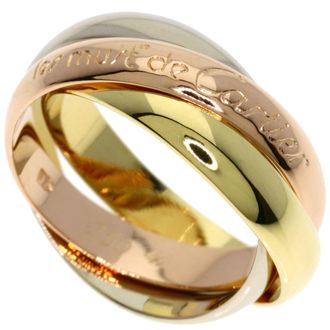 Cartier Yellow Gold (18K) Pink Gold (18K) White Gold (18K) Band Ring (Pre-Owned)
