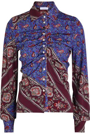 Paco Rabanne Printed Stretch-jersey Shirt - Multi Print - 42 (UK14 / L)